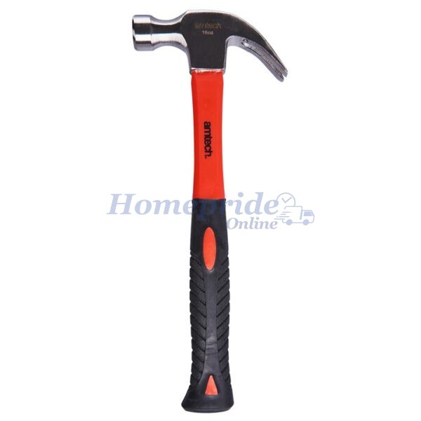 Homepride Online-16oz (450g) Claw hammer with fibreglass shaft