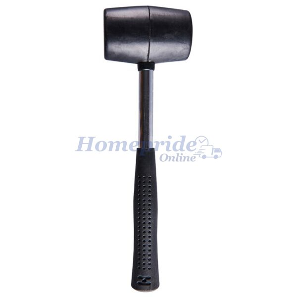 Homepride Online-16oz (450g) Rubber mallet with steel shaft