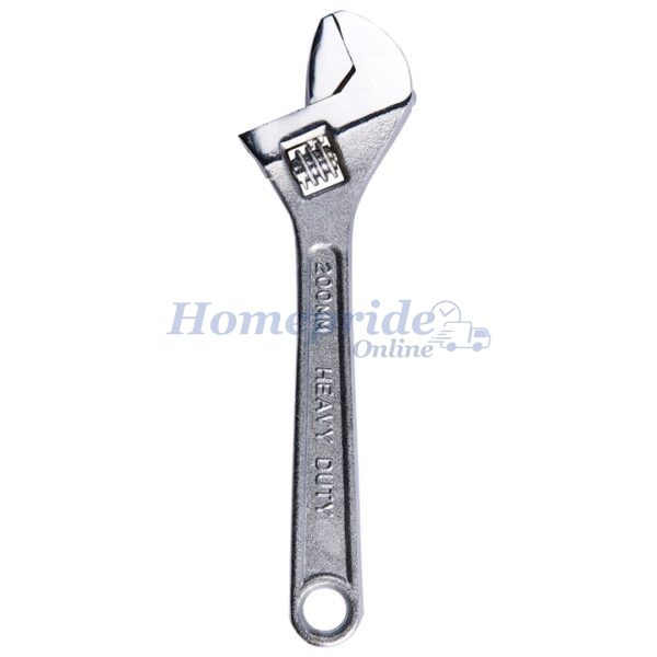 Homepride Online-200mm (8") Adjustable wrench with 24mm (1") jaw opening