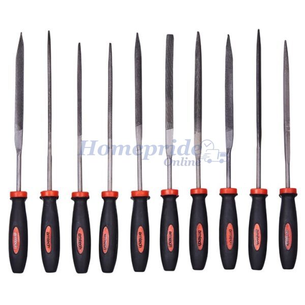 Homepride Online-10 Piece 140mm (5.5") needle file set