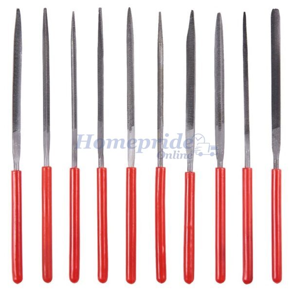 Homepride Online-10 Piece 140mm (5.5")steel needle file set