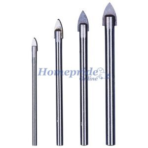 Homepride Online-4 Piece glass and mirror drill bit set