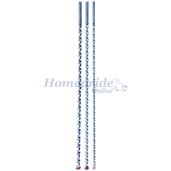 Homepride Online-3 Piece 400mm masonry drill bit set