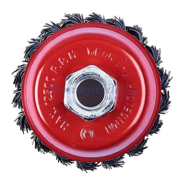 Homepride Online-80mm (3") Twist knot wire cup brush