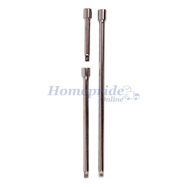 Homepride Online-3 Piece 6mm (1/4'') short extension bar set