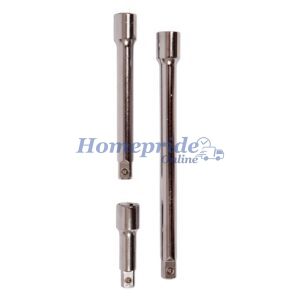 Homepride Online-3 Piece 13mm (1/2") short extension bar set