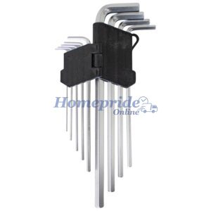 Homepride Online-9 Piece extra-long metric hex key set