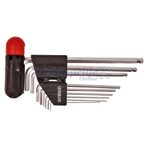 Homepride Online-9 Piece extra long ball end hex key set