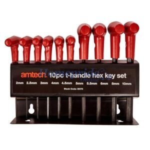 Homepride Online-10 Piece T-handle hex key set
