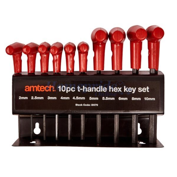 Homepride Online-10 Piece T-handle hex key set