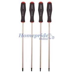 Homepride Online-4 Piece long reach Torx screwdriver set