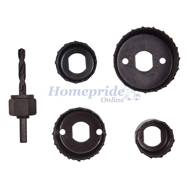 Homepride Online-5 Piece circular hole saw set