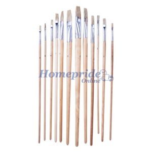 Homepride Online-12 Piece flat tip art brush set