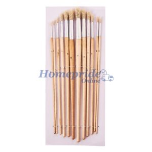 Homepride Online-12 Piece round tip art brush set