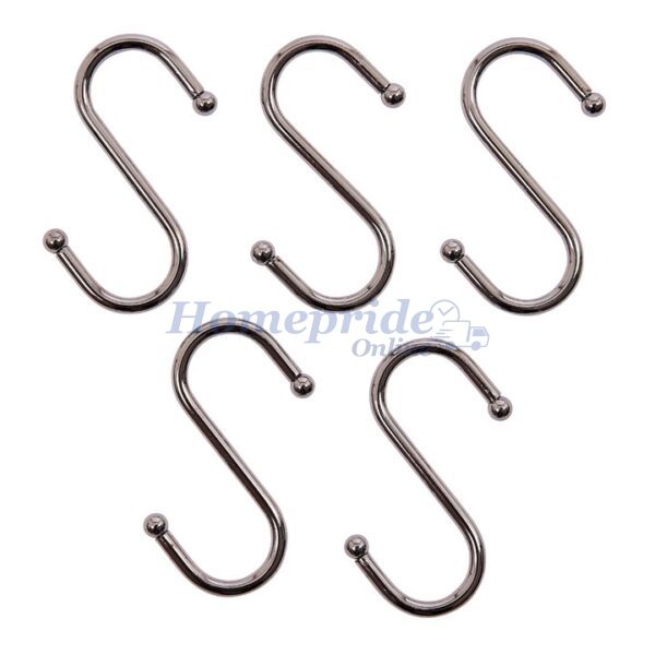 Homepride Online-5 Piece 70mm S-hook set