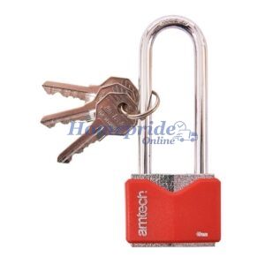 Homepride Online-40mm Long shackle rhombic chrome plated iron padlock