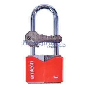 Homepride Online-50mm Long shackle rhombic chrome plated iron padlock