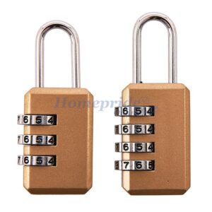 Homepride Online-2 Piece combination padlock set