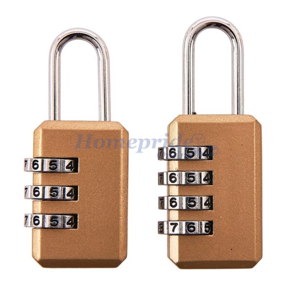 Homepride Online-2 Piece combination padlock set