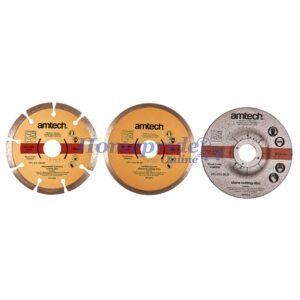 Homepride Online-3 Piece 115mm (4.5") diamond and cut off blade set