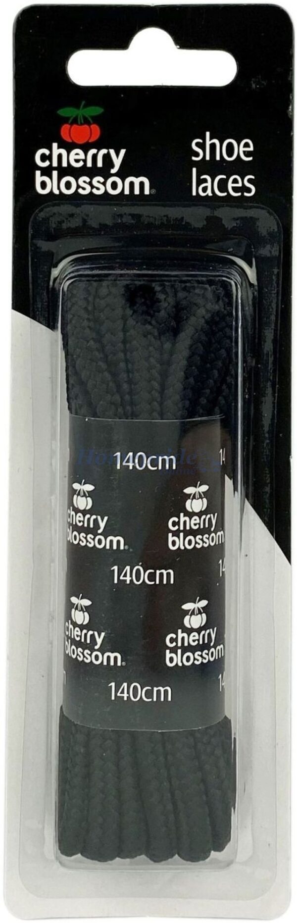 Homepride Online-Cherry Blossom Round Lace Black 140cm