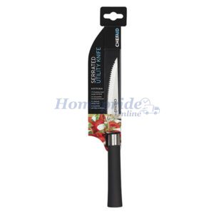 Homepride Online-Serrated Knife Soft Grip 4.5in