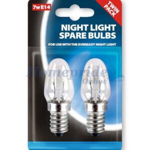 Homepride Online-S1067 E14 Night Light Bulb 7W x 2 Blistered
