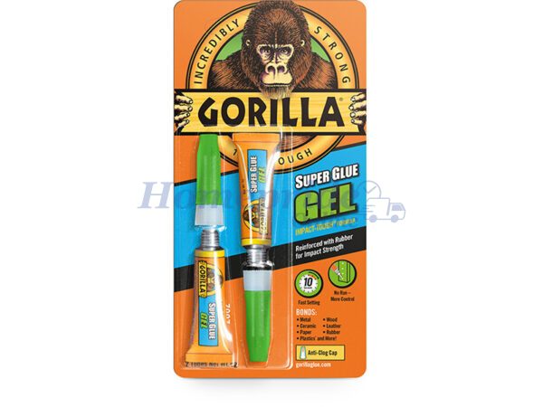 Homepride Online-Gorilla Super Glue Gel 2 x 3g