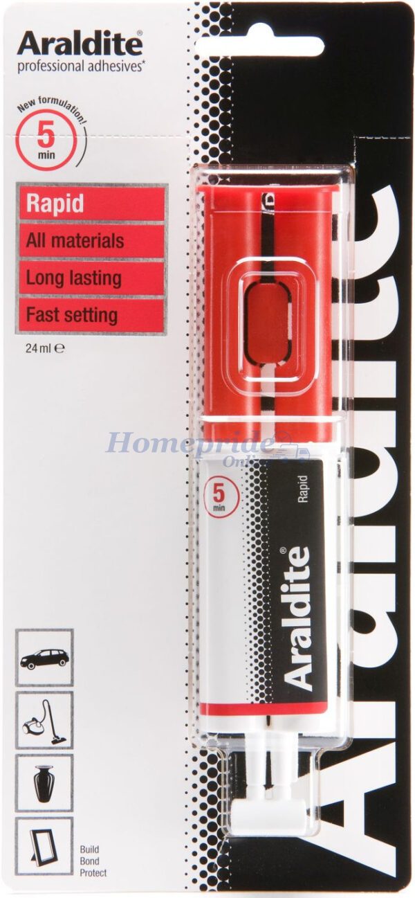 Homepride Online-Araldite Rapid 2 Part Syringe 24ml