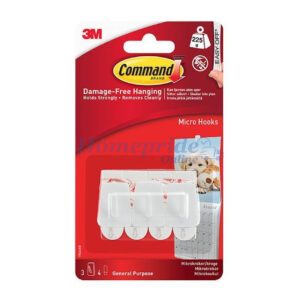 Homepride Online-Command Micro Hooks x 3