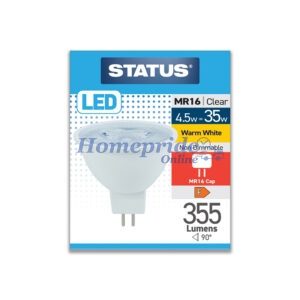 Homepride Online-MR16 LED Bulb 4.5W 38 Degree Warm White