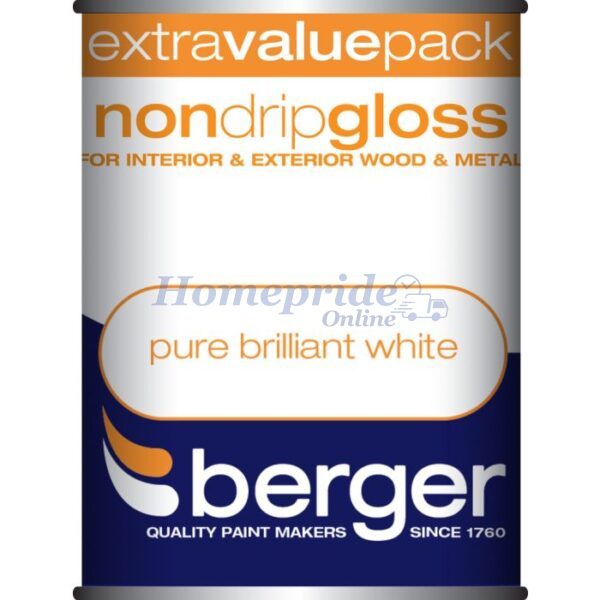 Homepride Online-Non Drip Gloss Brilliant White 1.25L