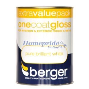 Homepride Online-One Coat Gloss Pure Brilliant White 1.25L