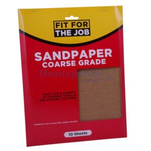 Homepride Online-Fit For The Job Sandpaper 23 x 28cm Coarse x 10