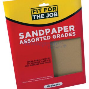 Homepride Online-Fit For The Job Sandpaper Assorted x 10