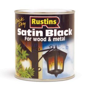 Homepride Online-Quick Dry Satin Paint Black 250ml