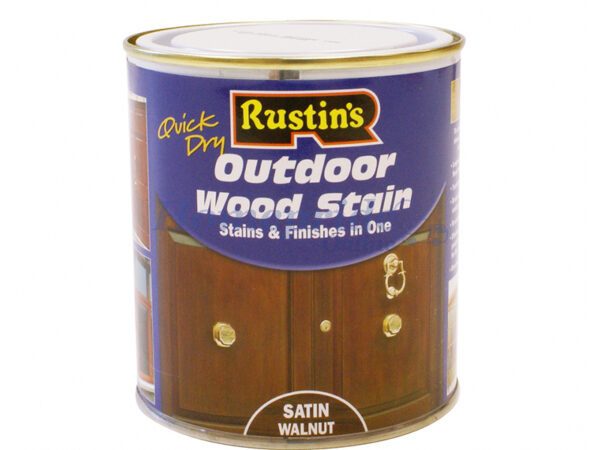 Homepride Online-Quick Dry Exterior Woodstain Satin Walnut 250ml