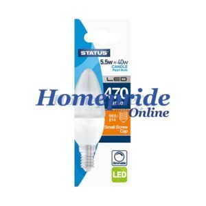 Homepride Online-Candle LED 5.5W Pearl Small Edison Screw Dimmable Boxed