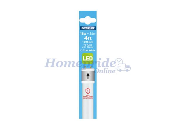 Homepride Online-LED T8 Tube 4 Foot/1200mm Pearl 18W 1500lumens