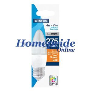 Homepride Online-Candle LED 3W 275 Lumen Pearl Edison Screw Warm White