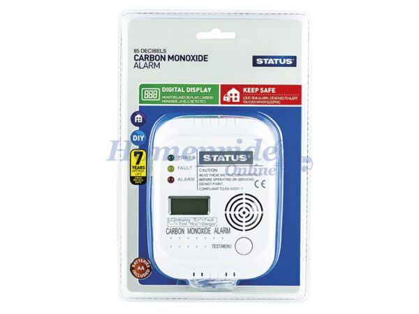 Homepride Online-Digital Carbon Monoxide Alarm White