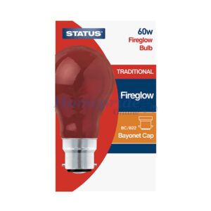 Homepride Online-GLS 60W Fireglow Bayonet Cap