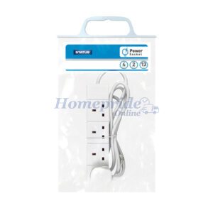 Homepride Online-Extension Socket 4 Way 5m White