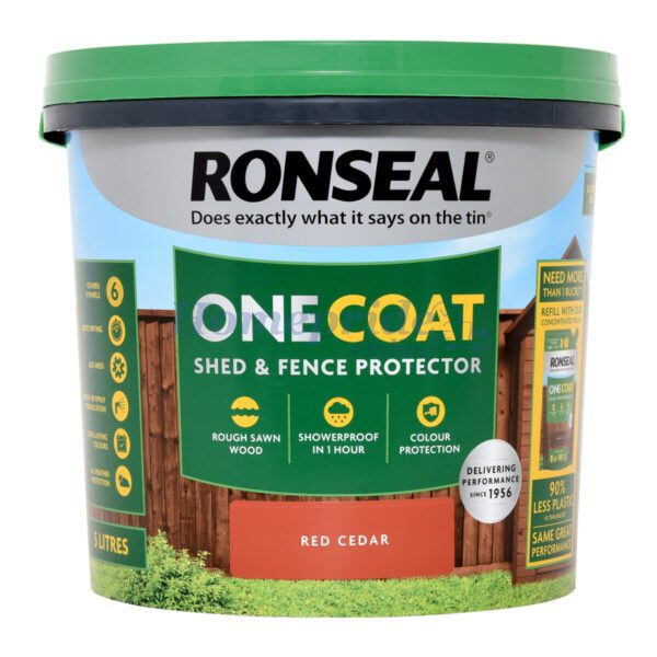 Homepride Online-One Coat Shed & Fence Protector Red Cedar 5L