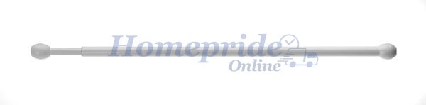 Homepride Online-Twist & Fit Tension Rod White 122-183cm