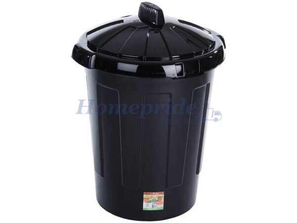 Homepride Online-Dustbin Black 80L