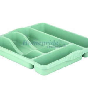 Homepride Online-Cutlery Tray Small Silver Sage 16908