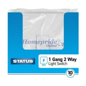 Homepride Online-Light Switch 1 Gang 2 Way White