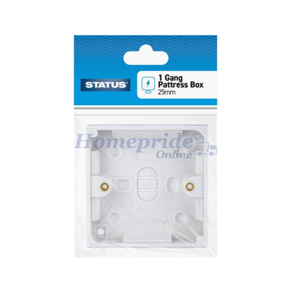 Homepride Online-1 Gang Pattress Box 25mm