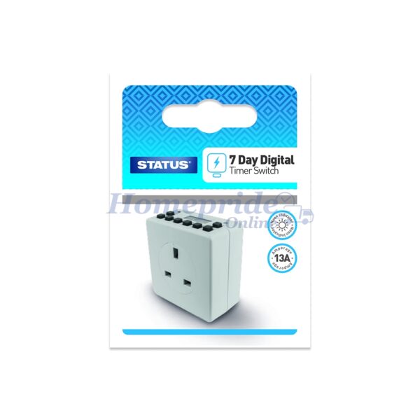Homepride Online-7 Day Digital Timer White